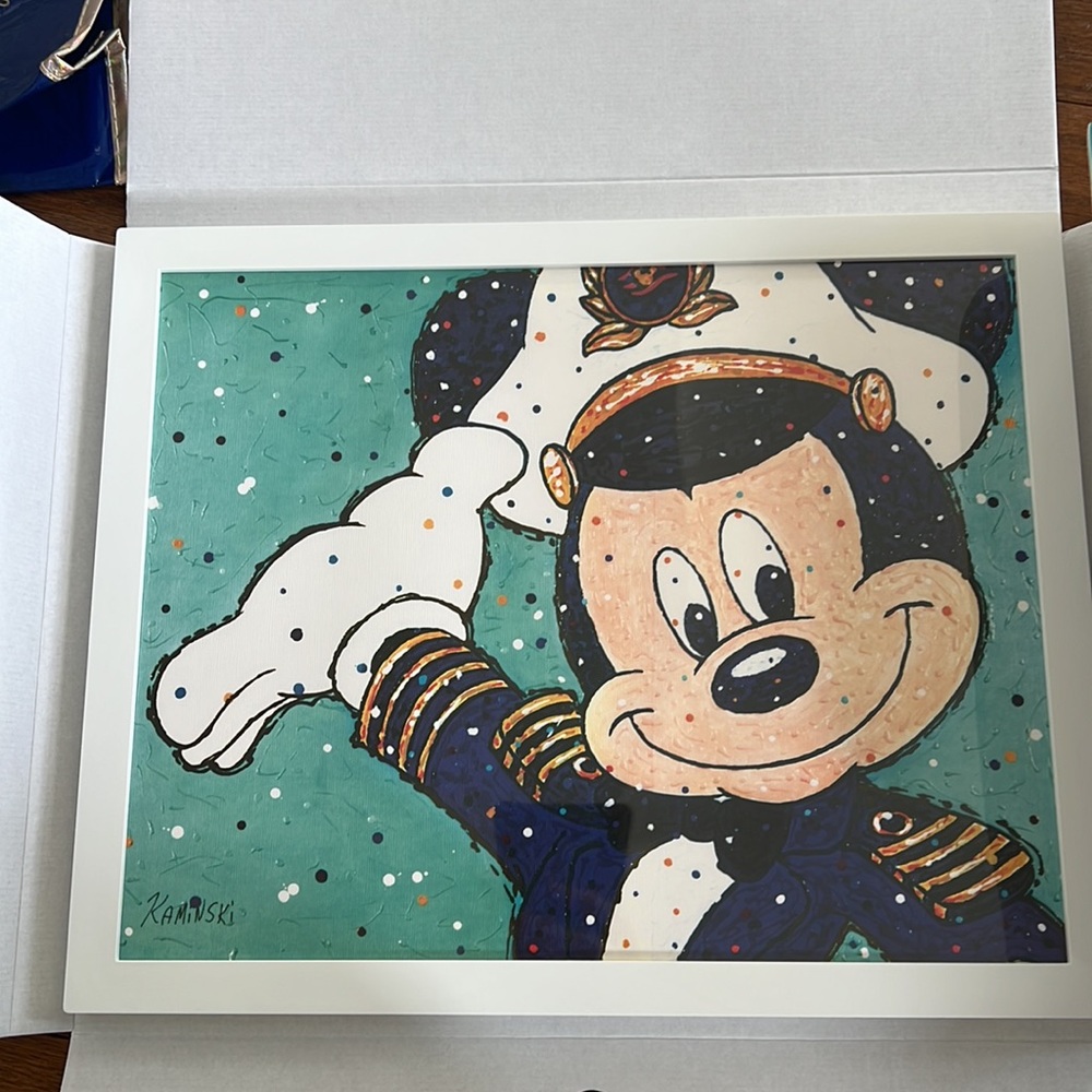 Disney Wish Cruise Line framed art by Kaminski